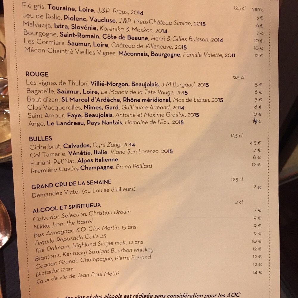 Braisenville - Menu - French Near Me - Paris, 75