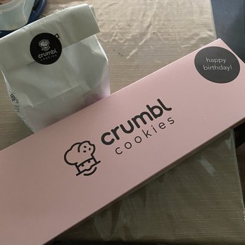 Crumbl - Clovis - From my delivery- the sticker is the "gift wrap" lol - Bakeries Near Me - Clovis, California