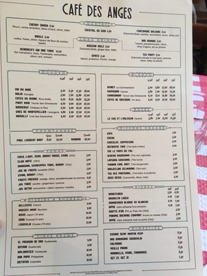 Menu photo 4 Café des Anges Paris, 75