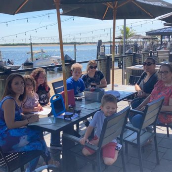 Proving Ground Waterfront Dining - Father's Day brunch and dad is taking the picture lol - Tiki Bars Near Me - Highlands, New Jersey
