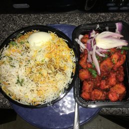 Goat Dum Biryani - Rating 5/5 & Chicken 65 - Rating 5/5