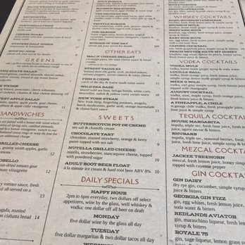 The State - Menu - Whiskey Bars Near Me - Rancho Cucamonga, California The State - Menu - Whiskey Bars Near Me - Rancho Cucamonga, California