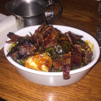 Red Eye Cafe - Brussels with candied bacon - Cafes Near Me - Montclair, New Jersey Red Eye Cafe - Brussels with candied bacon - Cafes Near Me - Montclair, New Jersey