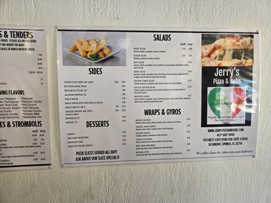 Menu photo 5 Jerry's Pizza and Subs Altamonte Springs, FL Menu photo 5 Jerry's Pizza and Subs Altamonte Springs, FL
