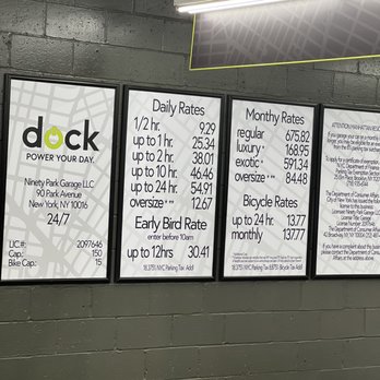 tobacco dock parking price DOCK PARKING NINETY PARK GARAGE - Updated May 2026 - 29 E 39th St, New  York, New York - Parking