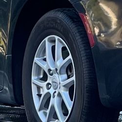 Blocker Boys' Customs - Flat tire vehicle on tow truck.