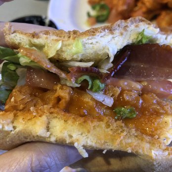 Wings and Rings - Buffalo chicken sandwich - New American Near Me - Rancho Cucamonga, California