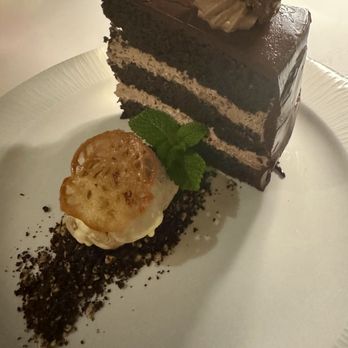 Saint - Dark Chocolate Hazelnut Cake - Italian Near Me - St. Augustine, Florida Saint - Dark Chocolate Hazelnut Cake - Italian Near Me - St. Augustine, Florida