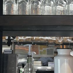 First Watch - Spotty Water Carafes.