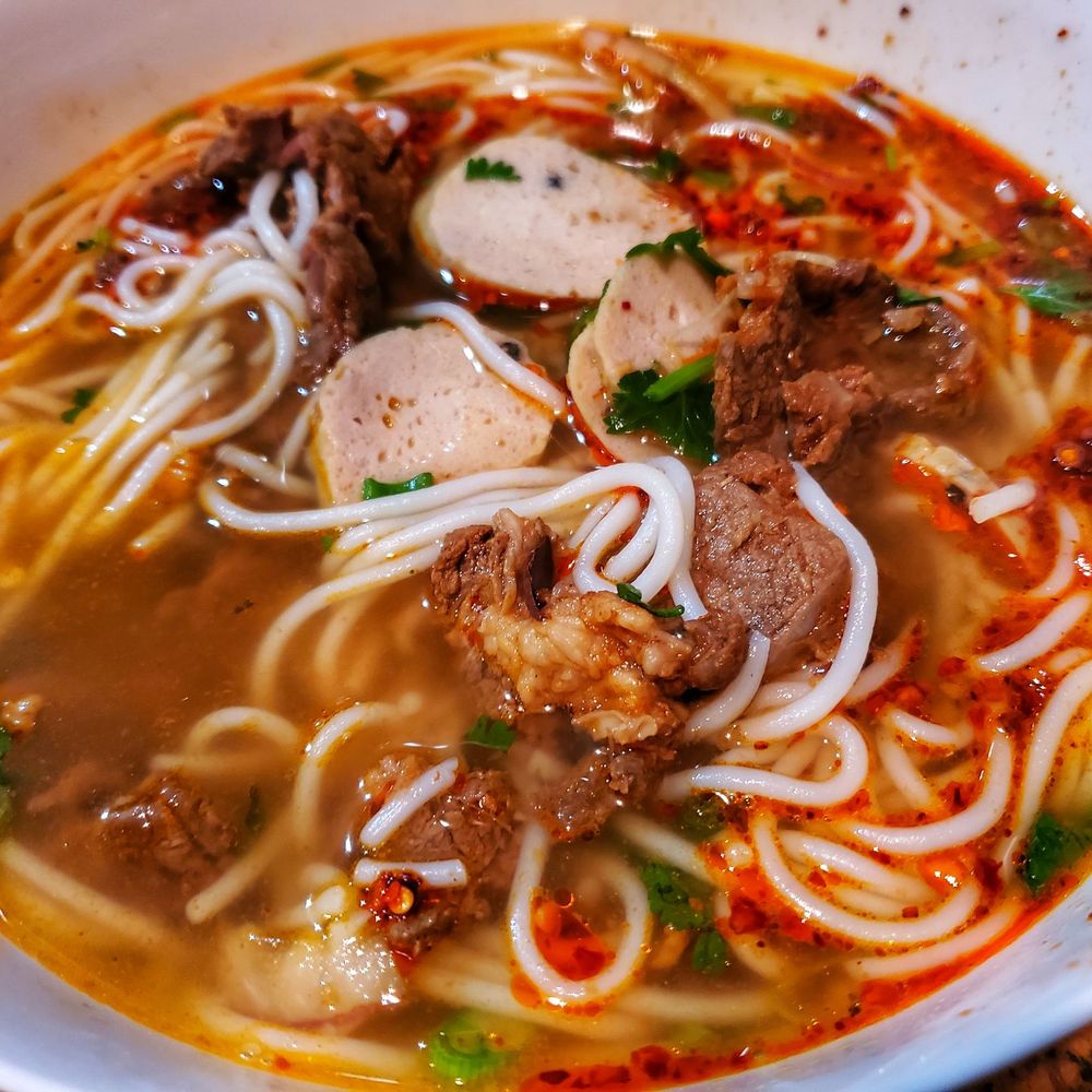 Mong Thu Cafe - Bun Bo Hue ($13) - Vietnamese Near Me - San Francisco, California Mong Thu Cafe - Bun Bo Hue ($13) - Vietnamese Near Me - San Francisco, California