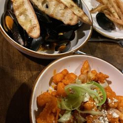 Fat Duck Tavern - Mussels and the Buffalo Cauliflower