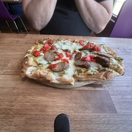 Their version of a flatbread. Their version of a flatbread.