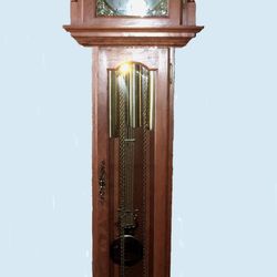 Kotis Furniture Refinishing - Emperor Clock Kit in solid Cherry wood assembled