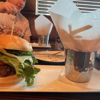 Plan B Glastonbury - Baja Burger with gluten free buns - Burgers Near Me - Glastonbury, Connecticut Plan B Glastonbury - Baja Burger with gluten free buns - Burgers Near Me - Glastonbury, Connecticut