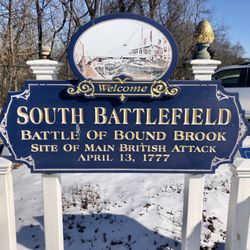South Battlefield Battle Of Bound Brook Marker