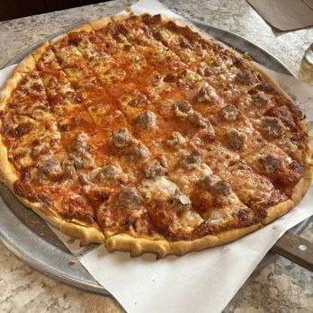 Sammy's Pizza & Restaurant - West Duluth - Family size half pepperoni and half sausage with onion.Small square pieces but much more manageable than the typical large triangle slices. - Pizza Near Me - Duluth, Minnesota Sammy's Pizza & Restaurant - West Duluth - Family size half pepperoni and half sausage with onion.Small square pieces but much more manageable than the typical large triangle slices. - Pizza Near Me - Duluth, Minnesota