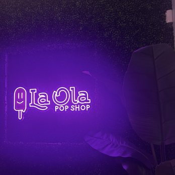 La Ola Pop Shop - Sign - Desserts Near Me - Kyle, Texas La Ola Pop Shop - Sign - Desserts Near Me - Kyle, Texas
