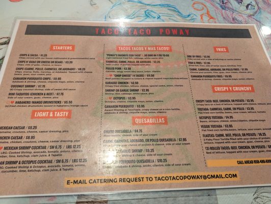 Menu photo 8 Taco Taco Poway Poway, CA Menu photo 8 Taco Taco Poway Poway, CA