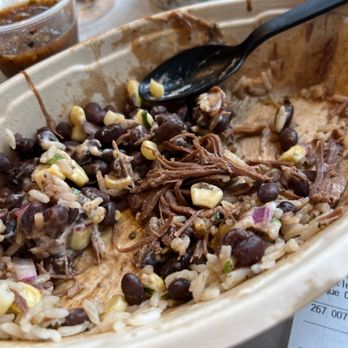 Chipotle Mexican Grill - Had to settle for barbacoa & it was Horrible - Mexican Near Me - New Braunfels, Texas Chipotle Mexican Grill - Had to settle for barbacoa & it was Horrible - Mexican Near Me - New Braunfels, Texas