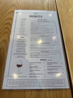 Menu photo 6 Ospi Venice Venice, CA Menu photo 6 Ospi Venice Venice, CA