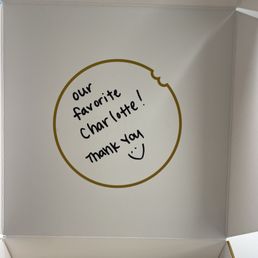 Wonderful note from a wonderful staff.