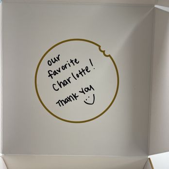 Chip Cookies - Wonderful note from a wonderful staff. - Desserts Near Me - Dublin, California