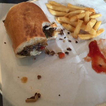Metro Caffe - One of the best cheesesteaks I've had by far in the sco - Burgers Near Me - San Francisco, California