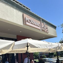 Exterior outside entrance of Morning Lobby - San Jose, California Exterior outside entrance of Morning Lobby - San Jose, California