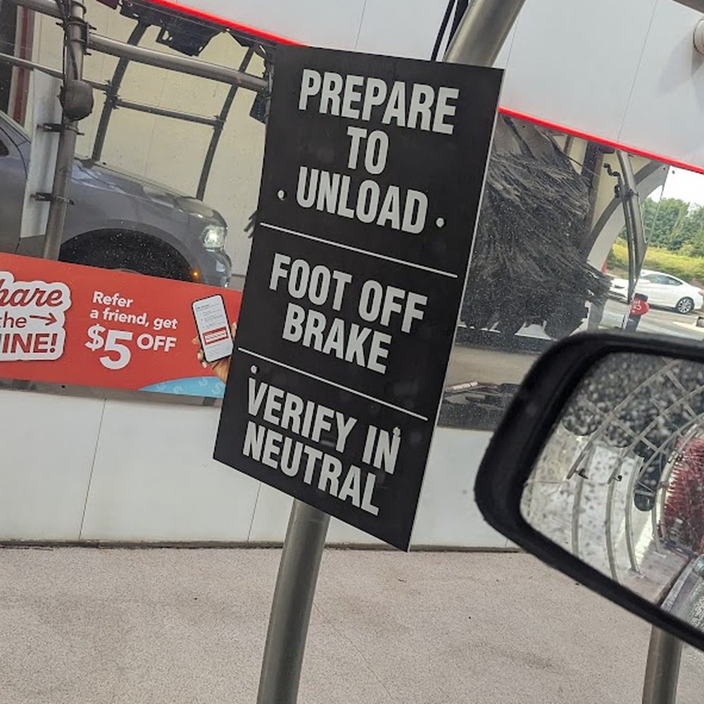 Tommy's Express® Car Wash - This sign means that my car wash break is over and time to get back to work. - Auto Detailing Near Me - Kannapolis, North Carolina