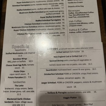 Austrian Village - Menu - German Near Me - Rockledge, Pennsylvania Austrian Village - Menu - German Near Me - Rockledge, Pennsylvania