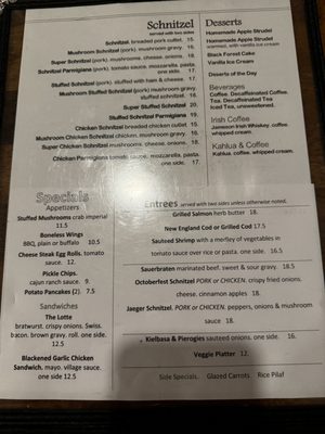 Menu photo 2 Austrian Village Rockledge, PA Menu photo 2 Austrian Village Rockledge, PA