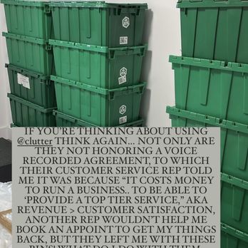 Clutter Storage - My post about the their terrible service - Self Storage Near Me Clutter Storage - My post about the their terrible service - Self Storage Near Me