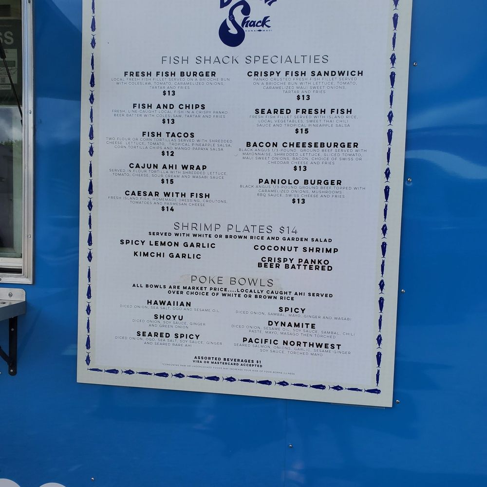 Da Fish Shack - Food Trucks Near Me - Hana, Hawaii Da Fish Shack - Food Trucks Near Me - Hana, Hawaii