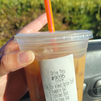 Dunkin - Iced Almond Spice Coffee - Donuts Near Me - Thomson, Georgia
