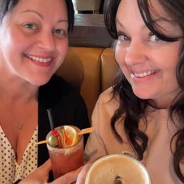 Enjoying our Espresso Martini & Bloody Mary! Happy Girls! Enjoying our Espresso Martini & Bloody Mary! Happy Girls!
