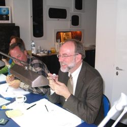 Horlacher Jewelers - Jeff taking a diamond grading class in Antwerp, Belgium.