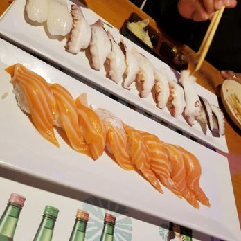 Ozeki Sushi - Salmon and octopus - Japanese Near Me - Chino, California Ozeki Sushi - Salmon and octopus - Japanese Near Me - Chino, California