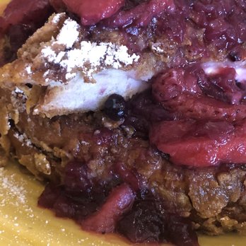 Pantry Restaurant - Stuffed French Toast Combo (see sides in next picture) - Breakfast & Brunch Near Me - Santa Fe, New Mexico