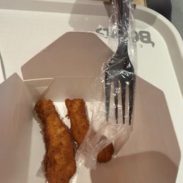 This was the entire order of a side chick... pretty sad . The taste was lacking and it was cold wth .