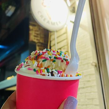 North End Creamery - Small with sprinkles - Ice Cream & Frozen Yogurt Near Me - Boston, Massachusetts North End Creamery - Small with sprinkles - Ice Cream & Frozen Yogurt Near Me - Boston, Massachusetts