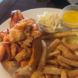 Hot lobster roll Hot lobster roll