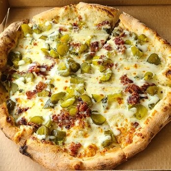 Classic Crust Pizza Bar - Wickle pickles, crisp bacon, garlic dill ranch, & mozzarella. - Pizza Near Me - Clifton Park, New York Classic Crust Pizza Bar - Wickle pickles, crisp bacon, garlic dill ranch, & mozzarella. - Pizza Near Me - Clifton Park, New York