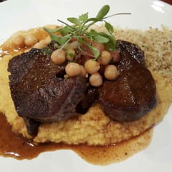 Eça - Fillet steak with chickpea duo from Eça restaurant (H Stern, Rio de Janeiro city center)