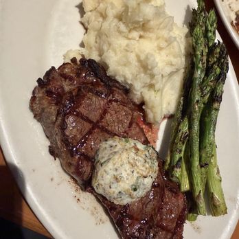 Black Angus Steakhouse - New York steak and mashed potatoes - Steakhouses Near Me - El Cajon, California