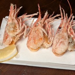 Fried Sweet Shrimp Heads