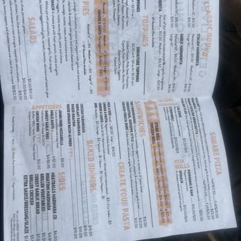 Pienezza Pizza - Their Menue - Pizza Near Me - Kissimmee, Florida