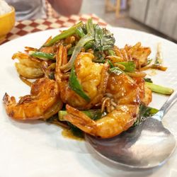 Yotea & Yoka Kitchen - Shrimp w. Ginger and Scallion