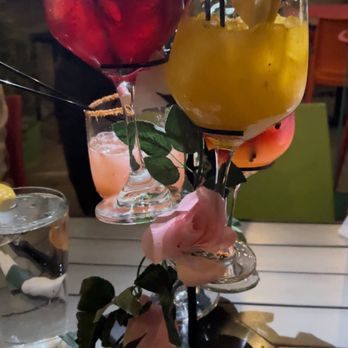 Felipe's - Margarita tower! - Mexican Near Me - Palm Springs, California