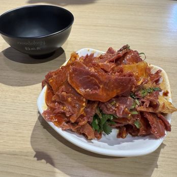Noodology - Sliced Beef & Ox Tripe in Chili Sauce Cold Dish - Chinese Near Me - Irvine, California Noodology - Sliced Beef & Ox Tripe in Chili Sauce Cold Dish - Chinese Near Me - Irvine, California