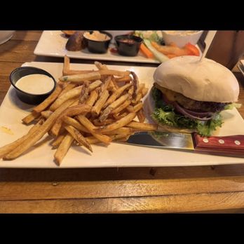 Bighorn Tavern - Burger with fries - Bars Near Me - Reno, Nevada